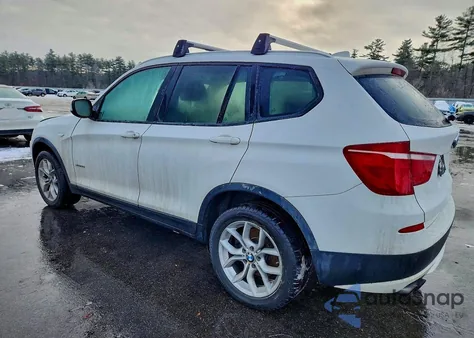 2012 BMW X3 xDrive35I from USA, damaged, VIN 5UXWX7C54CL736236